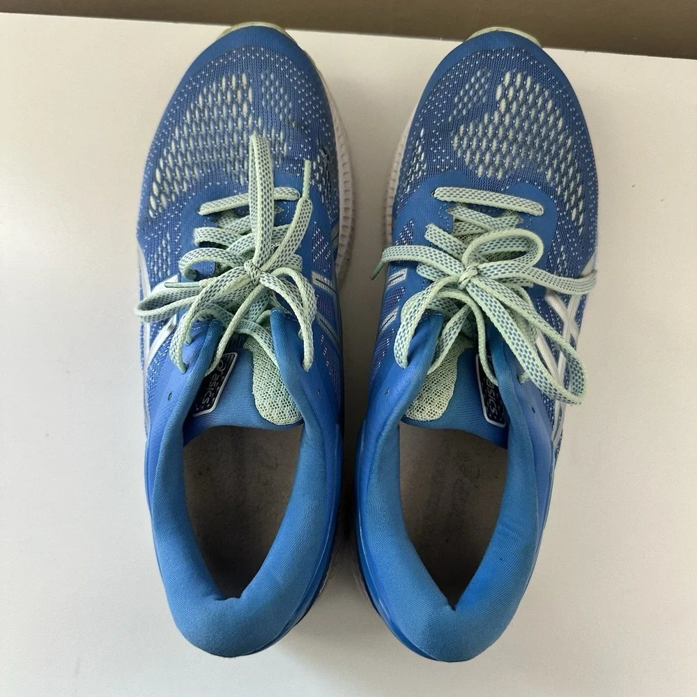 Asics Women Gel Kayano 26 Sneakers Size 10 Blue Lace Up Athletic Running Active